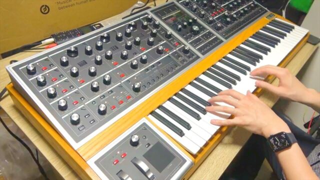 120万円の化け物アナログシンセ”Moog One”を導入しました【レビュー 